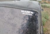 Наклейка на авто Made in my garage Чёрная , Белая светоотражающая