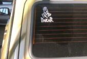 Наклейка на авто Дакар Чёрная