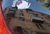 Наклейка на авто Девочка светоотражающие