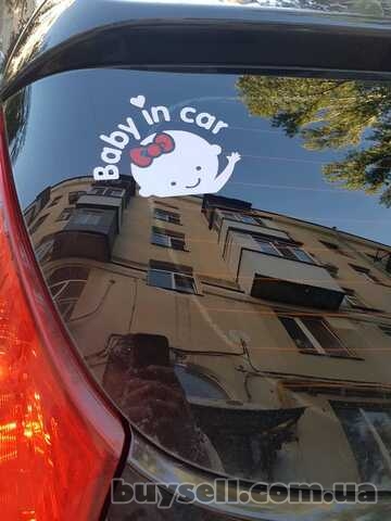 Наклейка на авто Девочка светоотражающие