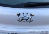 Наклейка на авто Краб выпуклая на значок авто