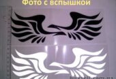 Наклейка на авто крылья на зеркала заднего вида.Тюнинг авто