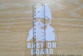 Наклейка на авто Ребенок в машине"Baby on board"