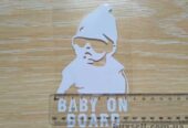 Наклейка на авто Ребенок в машине"Baby on board"