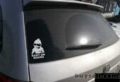 Наклейка на авто Ребенок в машине"Baby on board" Чёрная,Бела