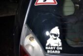Наклейка на авто Ребенок в машине Baby on board Большая