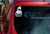 Наклейка на авто Ребенок в машине Baby on board Большая