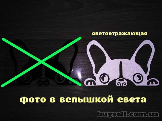 Наклейка на авто Сабачка светоотражающая Тюнинг авто