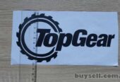 Наклейка на автомобиль Top Gear Черная