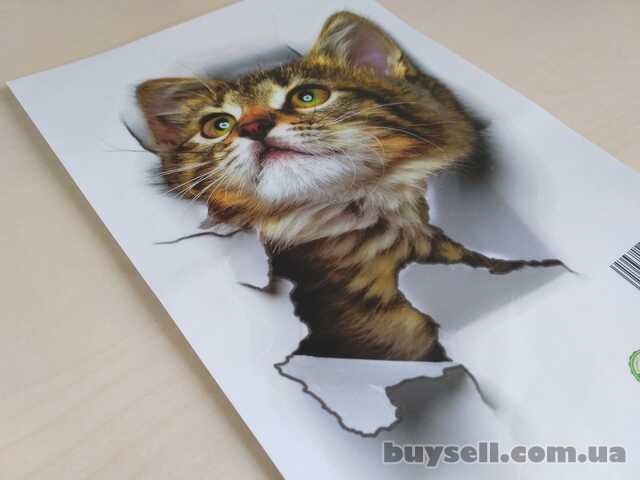Наклейки котик номер 4 для ванны,  кухни