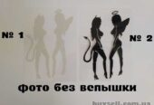 Наклейки на авто Чертенок и ангелочек Тюнинг авто