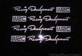 Наклейки на ручки WRC Белая номер 3 ,диски, дворники авто