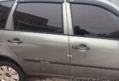 Наклейки на ручки авто TRD номер 7 Белая светоотражающая.  Черная