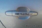 Наклейки на ручки авто TRD номер 7 Чёрная