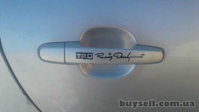 Наклейки на ручки авто TRD номер 7 Чёрная
