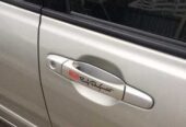 Наклейки на ручки авто TRD номер 7 Чёрная