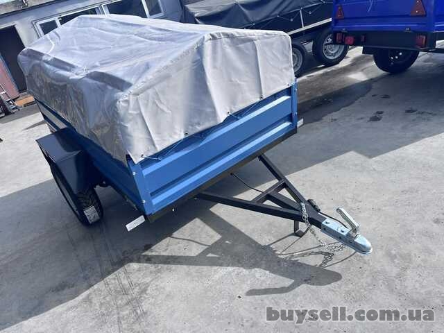 Новий причіп 150х130х35 з трикутним дишлом