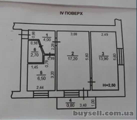 Продам квартиру 45 кв. м. ,  4/5,  ул.  Иглези/Космонавтов.
