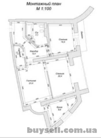 Продам квартиру 92 кв.  м. ,  9/16,  новый дом жк Каскад.