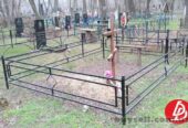 Оградки на могилу,   кладбище.