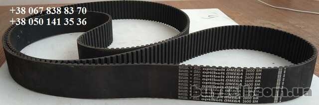 Пас привідний зубчастий Optibelt Omega 2600 8м (ширина 50мм)