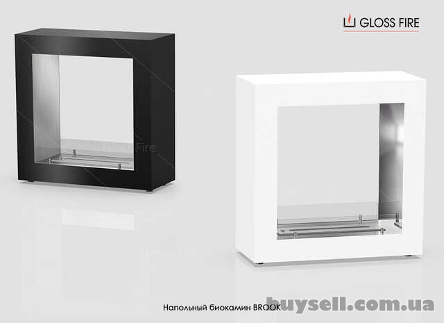 Підлоговий біокамін Brook 500-m2 Gloss Fire
