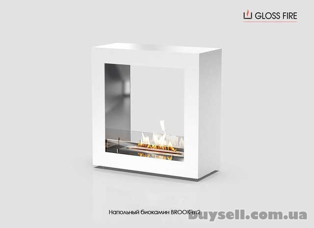 Підлоговий біокамін Brook 500-m2 Gloss Fire