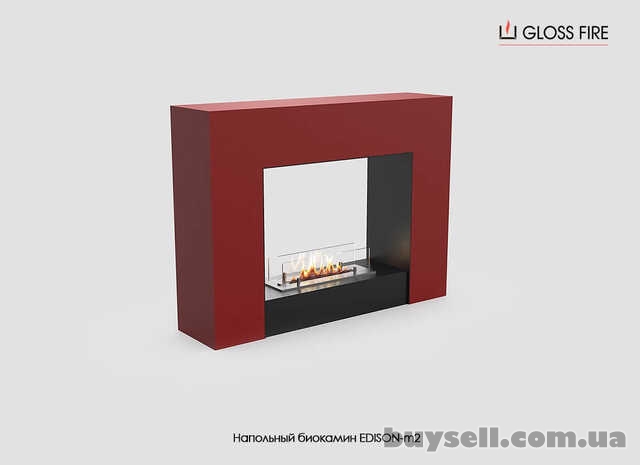 Підлоговий біокамін Edison-m2 400 Gloss Fire