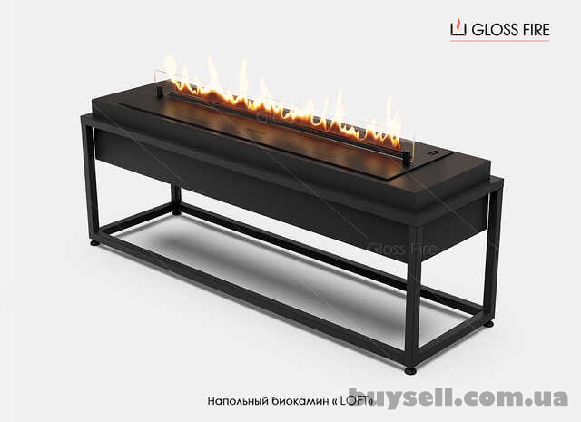 Підлоговий біокамін Loft 850 Gloss Fire