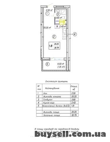 Продам 1-х квартиры,  Полесская 6 30м ЖК «Вудстория» без