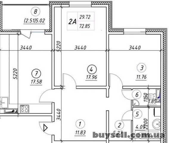 Продам 2-х квартиры Антоненко-Давидовича ул.  1 77м ЖК «Вудстория»
