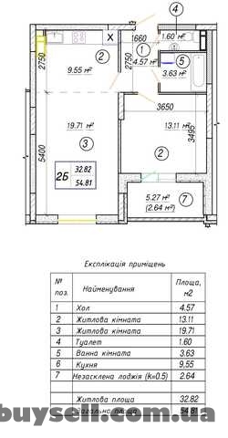 Продам 2-х квартиры,  Полесская 6 54м ЖК «Вудстория»