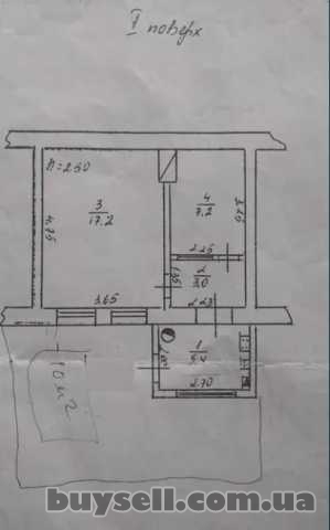 Продам квартиру 33 кв.  м. ,  1/1,  ул.  Болгарская/Мясоедовская.