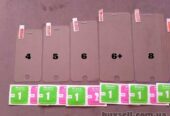 Стекло закаленное на iphone 4, 5, 6, 6+, 7, 7+, 8, 8+11, 11 Pro M