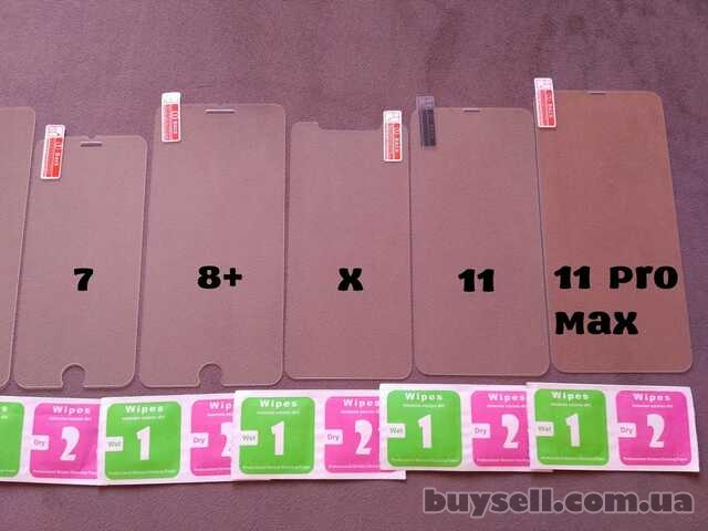 Стекло закаленное на iphone 4, 5, 6, 6+, 7, 7+, 8, 8+11, 11 Pro M