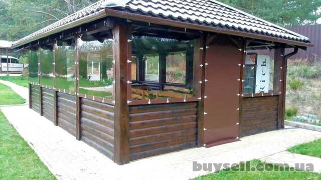 Стенки из прозрачного ПВХ