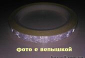 Светоотражающая полоска на велосипед длина 7. 90 м.  Белая