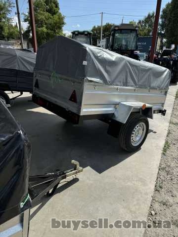 Новий авто причіп 200х130х40 Кременчуцького заводу (борти цинк)