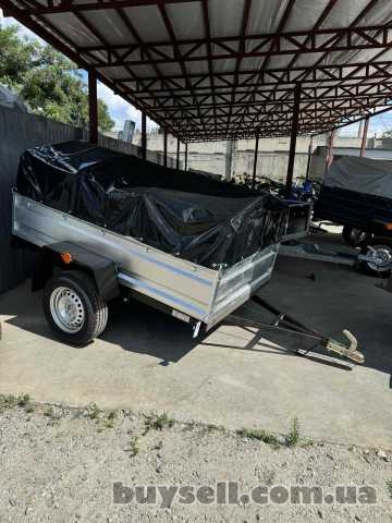 Новий авто причіп 200х130х40 Кременчуцького заводу (борти цинк)