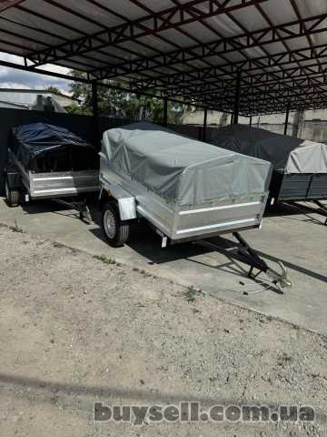 Новий авто причіп 200х130х40 Кременчуцького заводу (борти цинк)