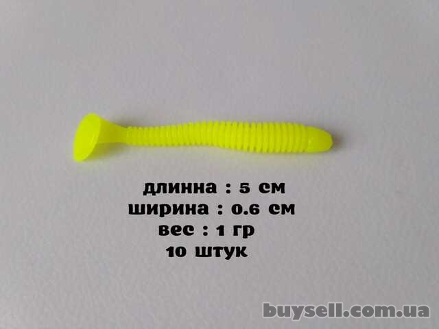 Твистера 10 шт мягкий силикон 5 см. 1 грамм
