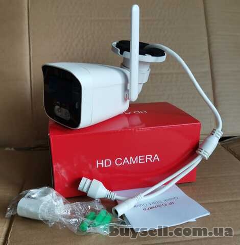 Уличная IP видеокамера 4 Mp / WI-Fi / PoE / 2.8 mm / Onvif / SD карта