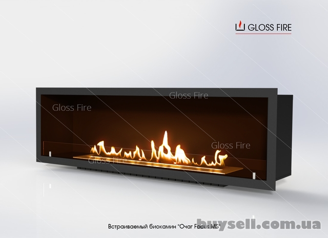 Вбудований біокамін «Очаг 1000 MS-арт.001» Gloss Fire