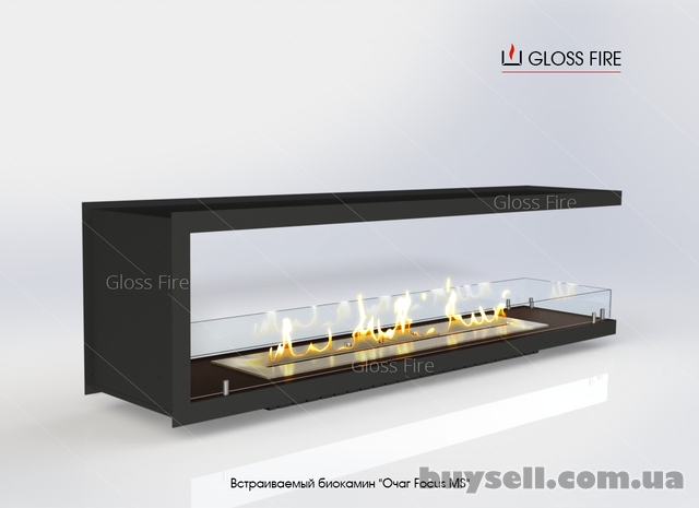 Вбудований біокамін «Очаг 1000 MS-арт.002» Gloss Fire