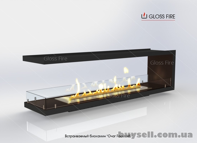 Вбудований біокамін «Очаг 1000 MS-арт.002» Gloss Fire