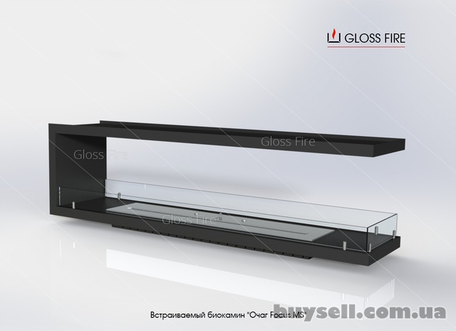 Вбудований біокамін «Очаг 1000 MS-арт.002» Gloss Fire