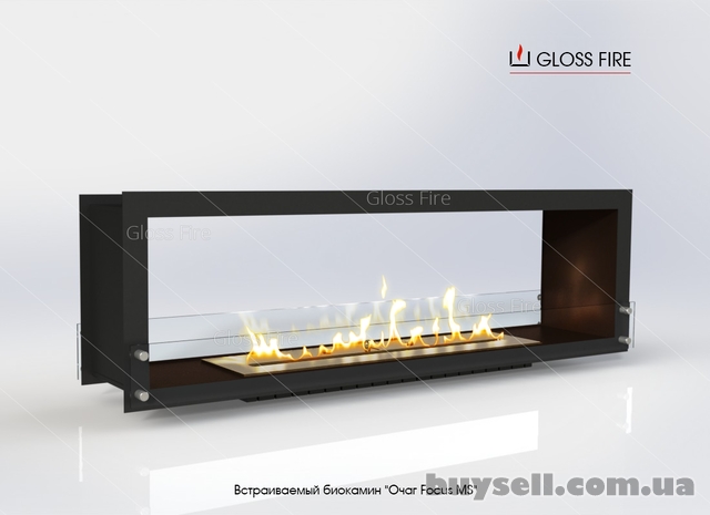 Вбудований біокамін «Очаг 1000 MS-арт.003» Gloss Fire