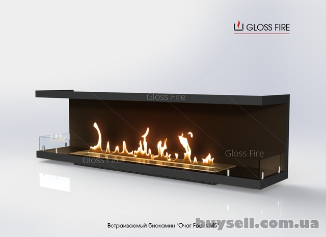 Вбудований біокамін «Очаг 1000  MS-арт.004» Gloss Fire