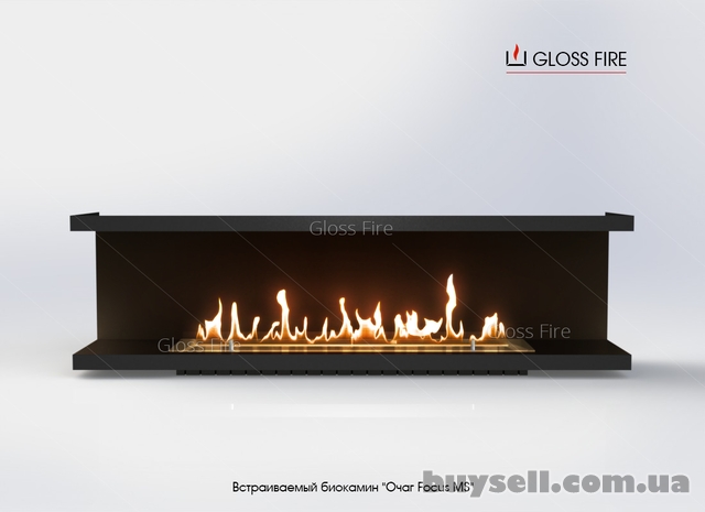 Вбудований біокамін «Очаг 1000  MS-арт.004» Gloss Fire