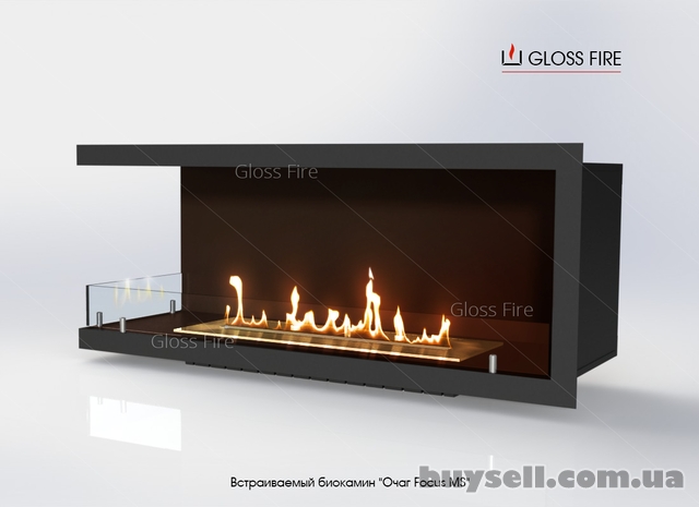 Вбудований біокамін «Очаг 1000 MS-арт.006» Gloss Fire